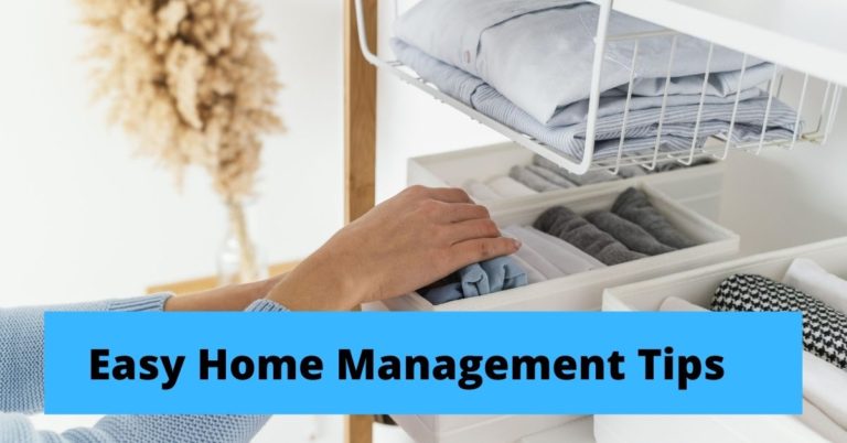 30 Easy Home Management Tips