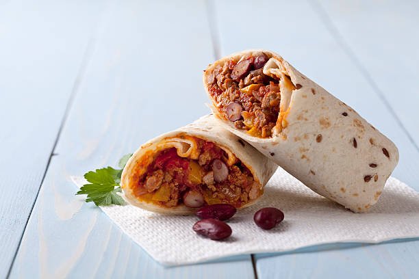 Beef and Bean Burritos