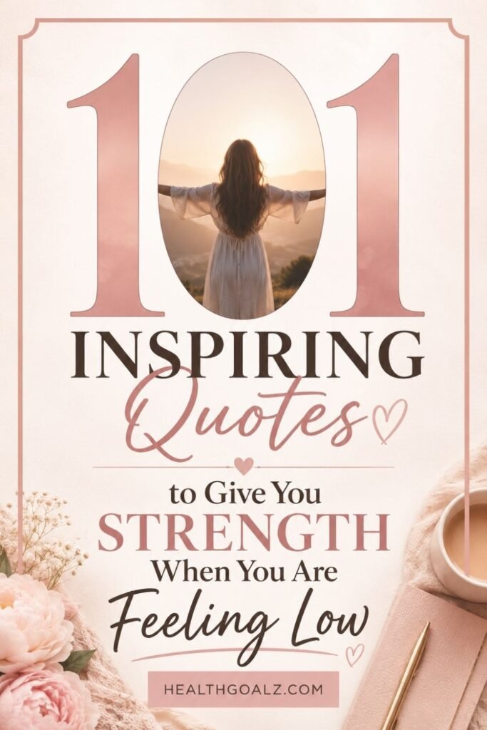 101 Inspiring Quotes to Give You Strength When You Are Feeling Low