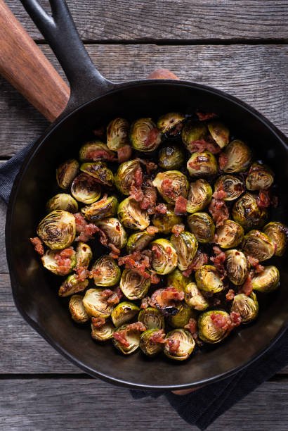 Brussels Sprouts with Bacon | Side Dish Recipes | Savory and Crispy Delight Brussels Sprouts with Bacon | Side Dish Recipes | Savory and Crispy Delight