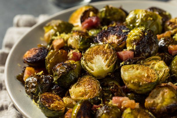 Brussels Sprouts with Bacon | Side Dish Recipes | Savory and Crispy Delight