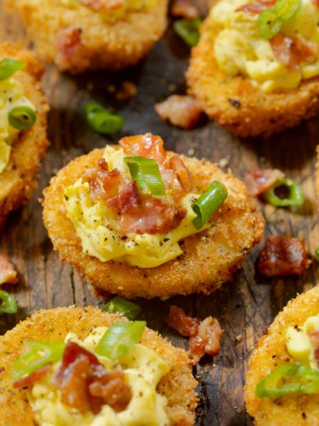 Deviled Eggs with Bacon | Appetizer Recipes | Classic Dish | Savory & Creamy Deviled Eggs with Bacon | Appetizer Recipes | Classic Dish | Savory & Creamy