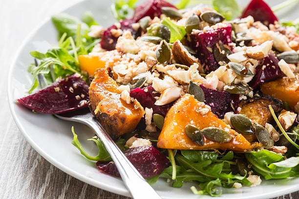Roasted Beet Salad with Goat Cheese | Salad Recipes | Earthy & Delicious