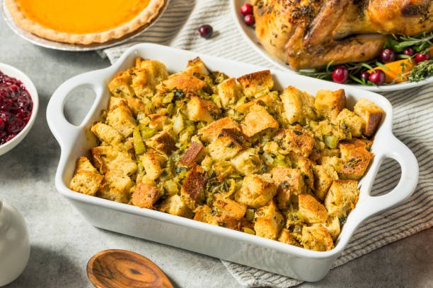 Traditional Stuffing (or Dressing) | Side Dish Recipes | Classic Comfort Food