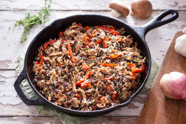 Wild Rice and Mushroom Stuffing | Side Dish Recipes | Hearty and Flavorful