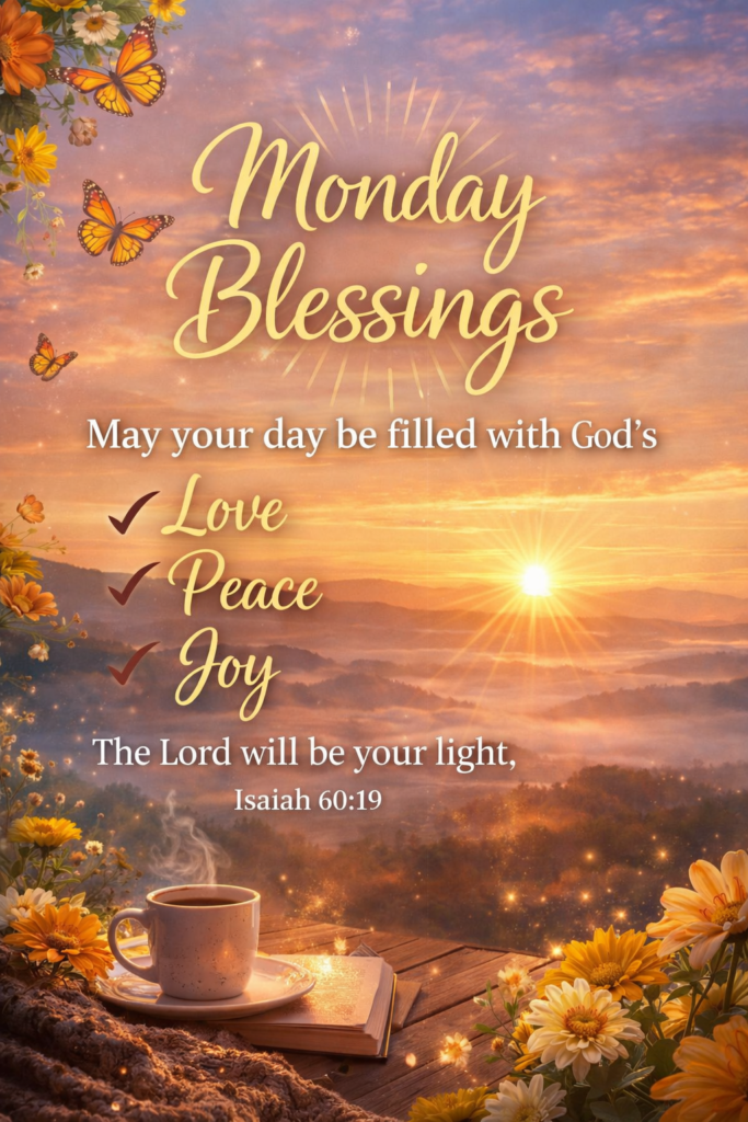 75 Monday Blessings to Start Your Week with Positivity 75 Monday Blessings to Start Your Week with Positivity