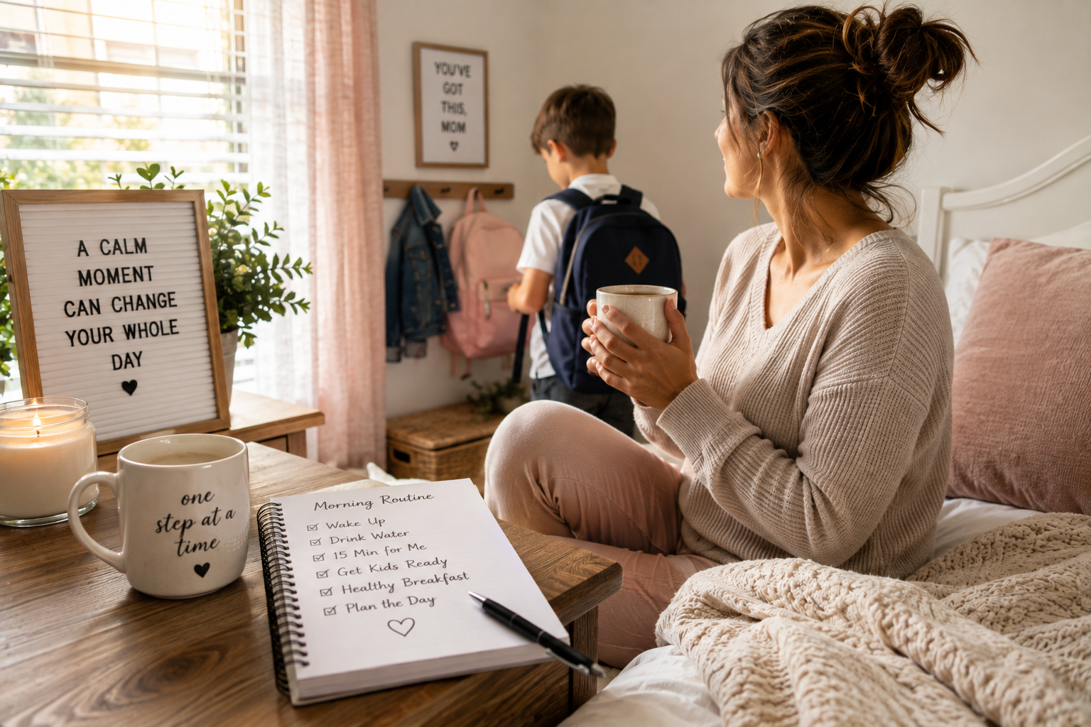 Learn how to create a realistic morning routine with kids